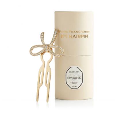 Fiona Franchimon Nº1 Hairpin Steel Crystals By Swarovski Spona do vlasov pre ženy 1 ks Odtieň Yellow Gold Finish