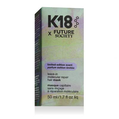 K18 x Future Society Leave-In Molecular Repair Hair Mask Maska na vlasy pre ženy 50 ml