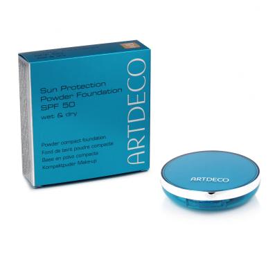 Artdeco Sun Protection Powder Foundation SPF50 Make-up pre ženy 9,5 g Odtieň Neutral 20 Cool Beige