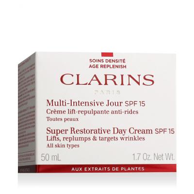 Clarins Super Restorative Day Cream SPF15 Denný pleťový krém pre ženy 50 ml