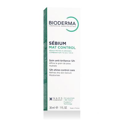 BIODERMA Sébium Mat Control 12h Shine-Control Care Denný pleťový krém pre ženy 30 ml