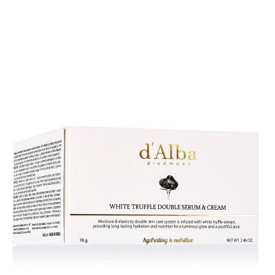 d'Alba White Truffle Double Serum &amp; Cream Denný pleťový krém pre ženy 70 g