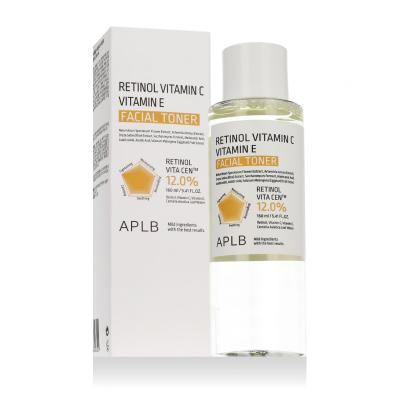 APLB Retinol Vitamin C Vitamin E Facial Toner Pleťová voda a sprej 160 ml
