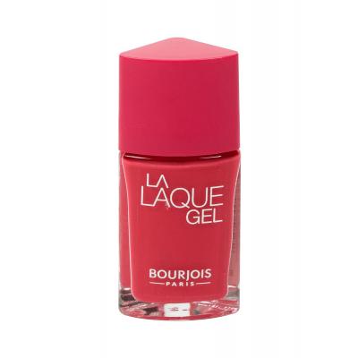 BOURJOIS Paris La Laque Gel Lak na nechty pre ženy 10 ml Odtieň 4 Flambant Rose