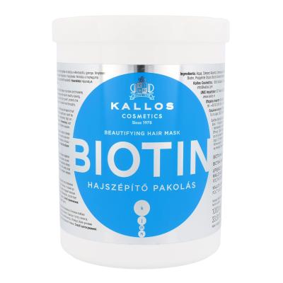 Kallos Cosmetics Biotin Maska na vlasy pre ženy 1000 ml
