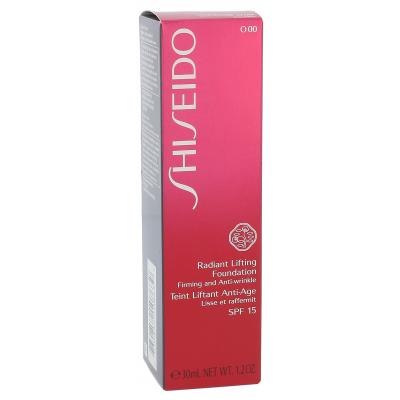 Shiseido Radiant Lifting Foundation SPF15 Make-up pre ženy 30 ml Odtieň O00 Very Light Ochre