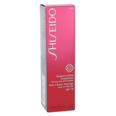 Shiseido Radiant Lifting Foundation SPF15 Make-up pre ženy 30 ml Odtieň O20 Natural Light Ochre