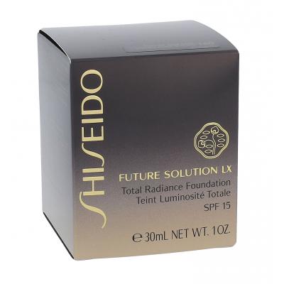 Shiseido Future Solution LX Total Radiance Foundation SPF15 Make-up pre ženy 30 ml Odtieň l60 Natural Deep Ivory
