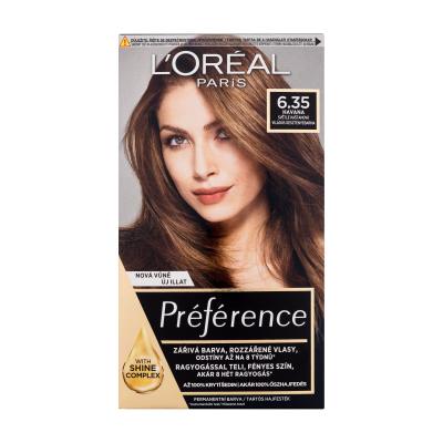L'Oréal Paris Préférence Farba na vlasy pre ženy 60 ml Odtieň 6.35