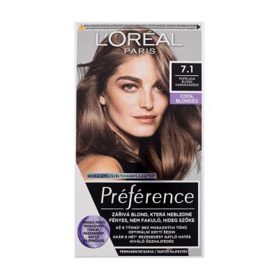 L'Oréal Paris Préférence Farba na vlasy pre ženy 60 ml Odtieň 7.1