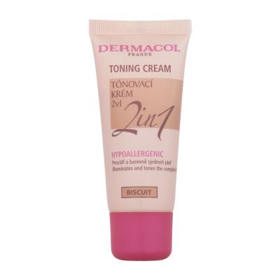 Dermacol Toning Cream 2in1 BB krém pre ženy 30 ml Odtieň Biscuit
