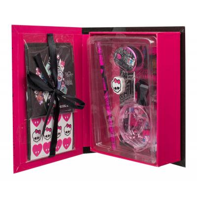 Monster High Monster High Darčeková kazeta toaletná voda 50 ml + ceruzka + guma + strúhatko  + zápisník + samolepky