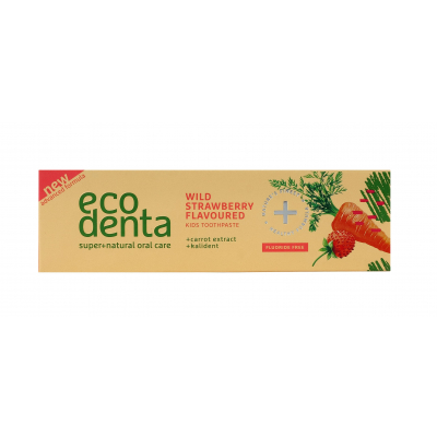 Ecodenta Toothpaste Wild Strawberry Flavoured Zubná pasta pre deti 75 ml