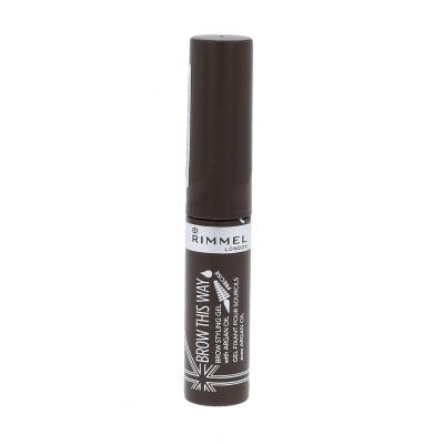 Rimmel London Brow This Way Brow Styling Gel Špirála na obočie pre ženy 5 ml Odtieň 002 Medium Brown