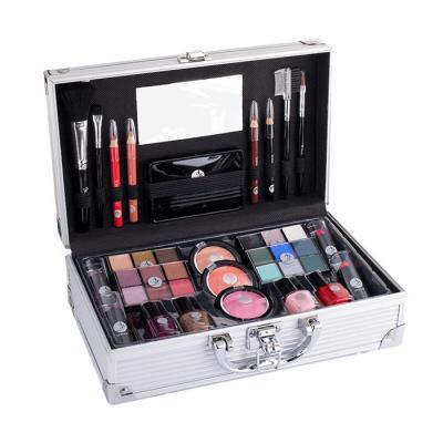 2K Fabulous Beauty Train Case Darčeková kazeta Complete Makeup Palette poškodená krabička