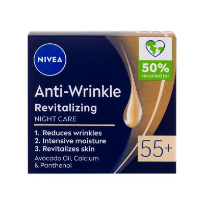 Nivea Anti-Wrinkle Revitalizing Nočný pleťový krém pre ženy 50 ml