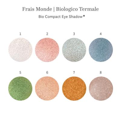 Frais Monde Make Up Biologico Termale Compact Eye Shadow Očný tieň pre ženy 3 g Odtieň 01