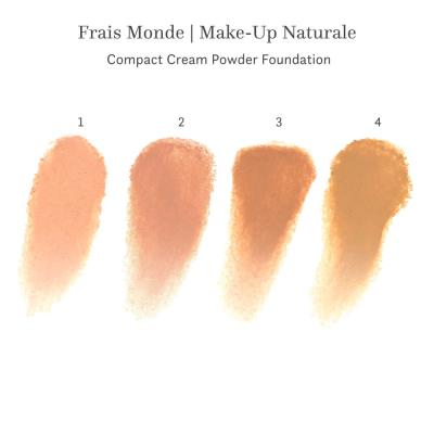 Frais Monde Make Up Naturale Compact, Covering Cream Powder Foundation Make-up pre ženy 9 g Odtieň 1