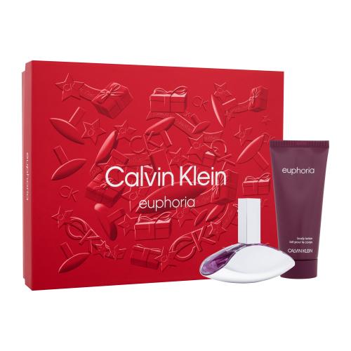 Calvin Klein Euphoria darčeková kazeta parfumovaná voda 50 ml + telové mlieko 100 ml pre ženy