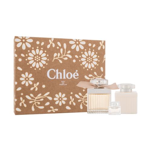 Chloé Chloé SET1 darčeková kazeta pre ženy parfumovaná voda 75 ml + telové mlieko 100 ml + parfumovaná voda 5 ml