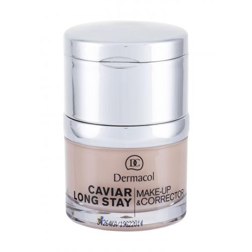 Dermacol Caviar Long Stay Make-Up & Corrector 30 ml make-up 1 Pale na veľmi suchú pleť; výživa a regenerácia pleti; na rozjasnenie pleti