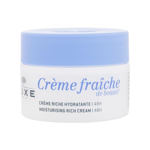 NUXE Creme Fraiche de Beauté Moisturising Rich Cream 50 ml hydratačný pleťový krém pre suchú pleť pre ženy