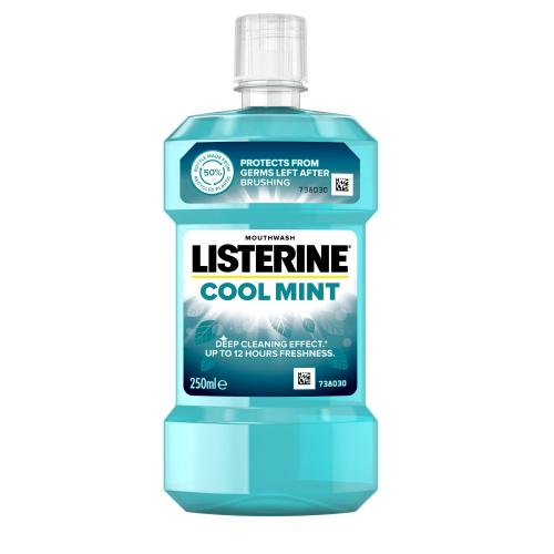 Listerine Cool Mint Mouthwash 250 ml ústna voda unisex