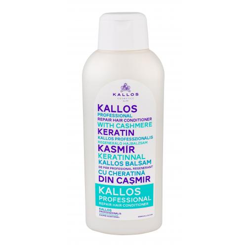 Kallos Cashmere keratin vyživujúci balzam pre suché a hrubé vlasy pre ženy 1000 ml