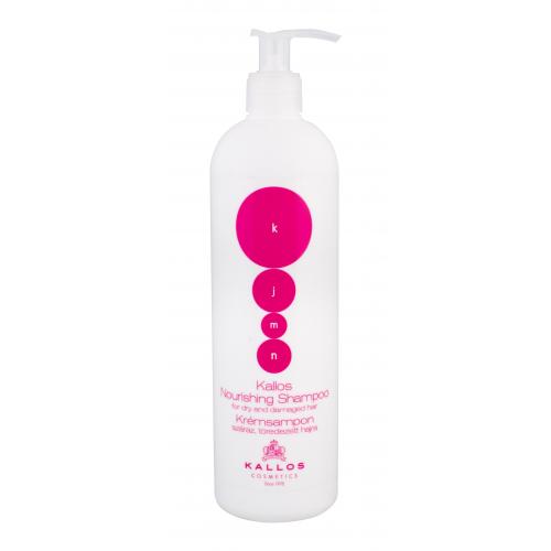 Kallos Cosmetics KJMN Nourishing 500 ml šampón pre ženy na poškodené vlasy; na šedivé vlasy