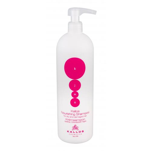 Kallos Cosmetics KJMN Nourishing 1000 ml vyživujúci šampón pre poškodené a suché vlasy pre ženy