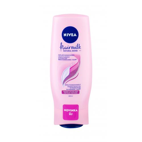 Nivea Hair Milk Natural Shine 200 ml kondicionér pre ženy na oslabené vlasy