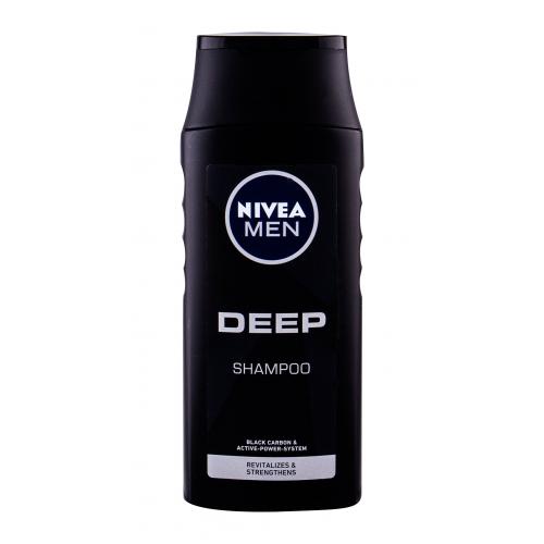 Nivea Men Deep 250 ml šampón pre mužov na mastné vlasy; na normálne vlasy