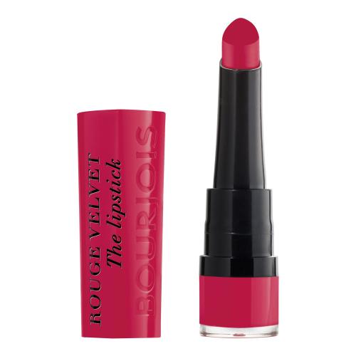 BOURJOIS Paris Rouge Velvet The Lipstick 2,4 g rúž pre ženy 09 Fuchsia Botté