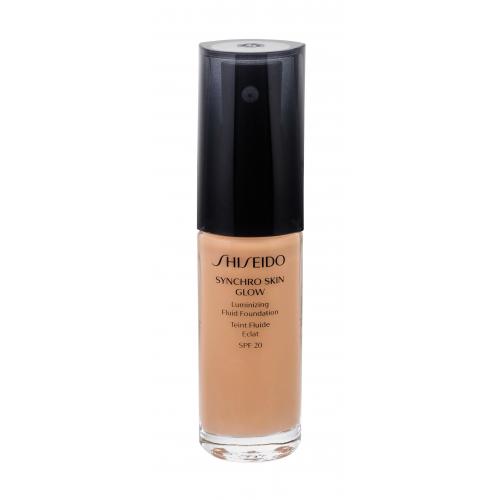 Shiseido Synchro Skin Glow Luminizing Fluid Foundation rozjasňujúci make-up SPF 20 odtieň Neutral 4 30 ml