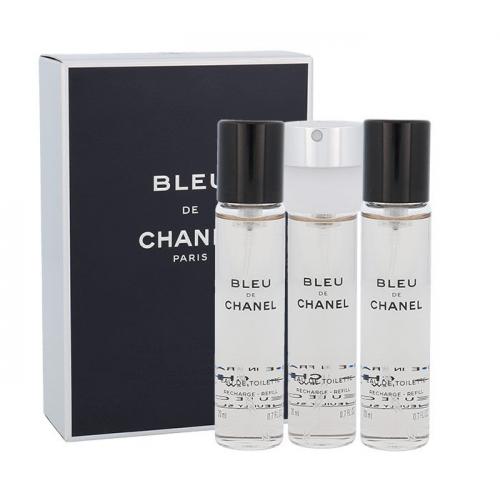 Chanel Bleu de Chanel 3x20 ml toaletná voda Náplň pre mužov miniatura