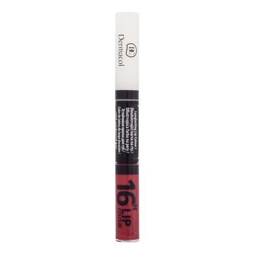 Dermacol 16H Lip Colour dlhotrvajúca dvojfázová farba a lesk na pery odtieň 20 4.8 g