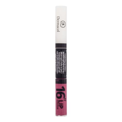 Dermacol 16H Lip Colour dlhotrvajúca dvojfázová farba a lesk na pery odtieň 21 4.8 g