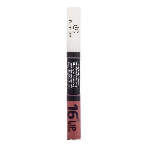 Dermacol 16H Lip Colour dlhotrvajúca dvojfázová farba a lesk na pery odtieň 23 4.8 g