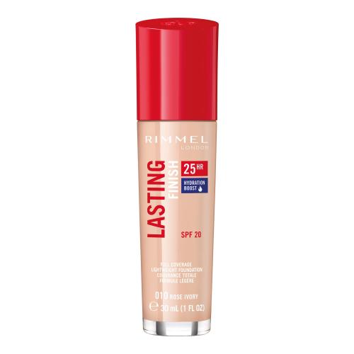 Rimmel Lasting Finish 25H tekutý make-up SPF 20 odtieň 010 Rose Ivory 30 ml