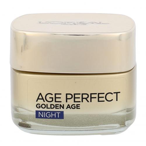 L'Oréal Paris Age Perfect Golden Age 50 ml nočný pleťový krém W poškodená krabička na veľmi suchú pleť; výživa a regenerácia pleti; proti vráskam