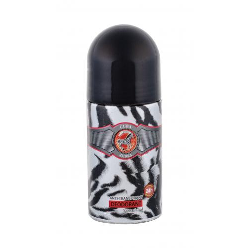 Cuba Jungle Zebra 50 ml dezodorant roll-on pre ženy