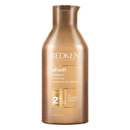 Redken All Soft 300 ml šampón pre ženy na šedivé vlasy; na lámavé vlasy