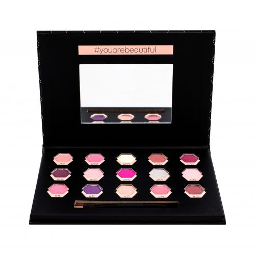 2K Polygon 6,75 g očný tieň pre ženy Rose