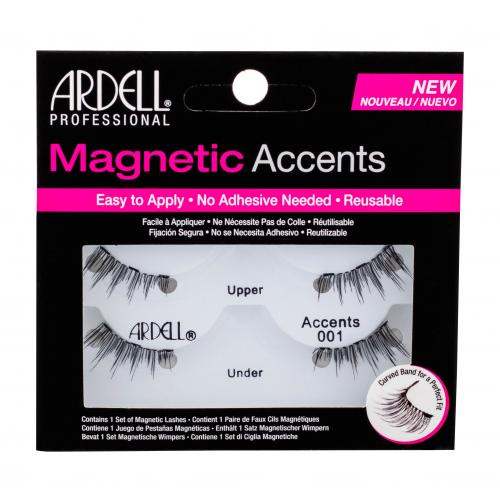 Ardell Magnetic Accents 001 1 ks umelé mihalnice pre ženy Black