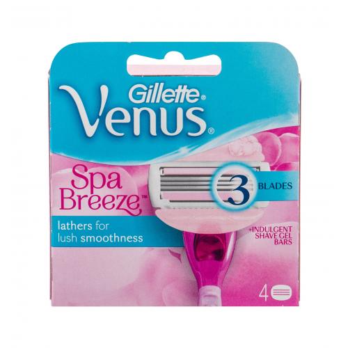 Gillette Venus ComfortGlide Spa Breeze náhradné ostrie náhradná britva 4 ks pre ženy