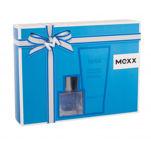 Mexx Man darčeková kazeta poškodená krabička pre mužov toaletná voda 30 ml + sprchovací gél 50 ml