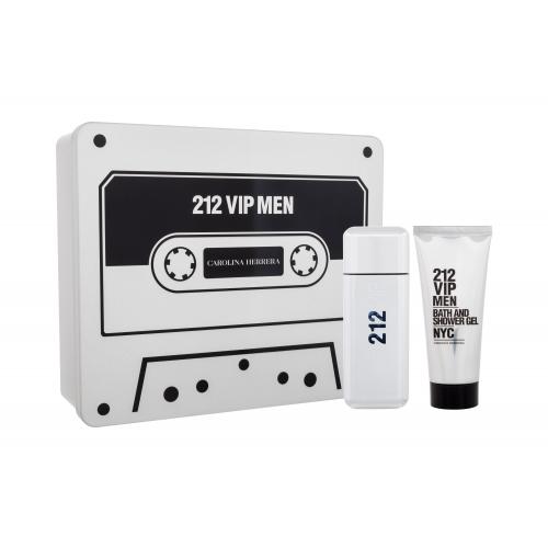 Carolina Herrera 212 VIP Men darčeková kazeta pre mužov toaletná voda 100 ml + sprchovací gél 100 ml