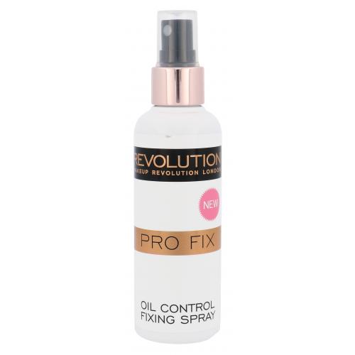 Makeup Revolution London Matte Fix Oil Control Spray 100 ml fixátor make-upu pre ženy poškodený flakón