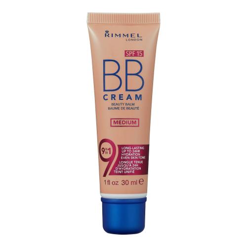 Rimmel BB Cream 9 in 1 BB krém SPF 15 odtieň Medium 30 ml