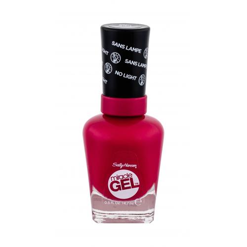 Sally Hansen Miracle Gel 14,7 ml lak na nechty pre ženy 444 Off With Her Red!